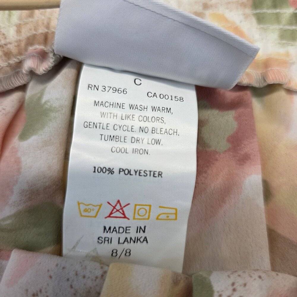 Vintage Jantzen Floral Pleated Skirt 8 Multi Romantic Fairycore Cottagecore 90s - Picture 7 of 8